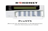 ProSys Inst Prog Manual Front new-spa - dragodsm.com.ardragodsm.com.ar/pdf/centrales-y-sus-accesorios/m-rokonet-prosys... · residencial. Este equipo genera, usa y puede irradiar