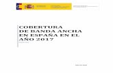 Informe de cobertura de banda ancha en España en 2017 · INFORME COBERTURA BANDA ANCHA A 30 DE JUNIO DE 2017 4 Ilustración 20.‐ Cobertura de Redes inalámbricas servicio fijo
