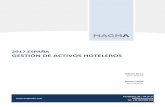 2017 ESPAÑA GESTIÓN DE ACTIVOS HOTELEROS · BARCELONA – BOGOTÁ – BUENOS AIRES - LONDRES 2017 INFORME DE GESTIÓN DE ACTIVOS HOTELEROS PÁGINA | 5 El 7% restante se han acordado