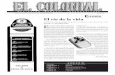 FUENTE PALMERA • AÑO XII • Nº 136 • NOVIEMBRE 2003 … Colonial 136.pdf · rio; es ciertamente impresionante lo que se descubre cuando ... donde reside la soberanía, asistiendo