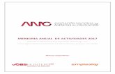 MEMORIA ANUAL DE ACTIVIDADES 2017 - anac.com.es · En ANAC damos cabida a todo tipo de Agencias de Colocación según sea su naturaleza, tal y como marca la regulación de AGENCIAS