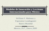 Modelos de Innovación y Lecciones Internacionales para ...2006-2012.conacyt.gob.mx/Acerca/ForoInnovavion/WFM-EL_BancoMundial... · Modelos de Innovación y Lecciones ... falsos amigos
