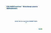 CA ARCserve Backup para Windows · Configurar el DDS ... Realizar una copia de seguridad de un servidor NAS ... Apéndice C: Uso de los dispositivos NAS de EMC CLARiiON IP4700 61