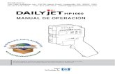 MANUAL DE OPERACIÓN - propacksolutions.com Daily-Jet... · Prueba de Impresión de la Cabezal de Impresión 40 10 Solución de Problemas 41 . Nivel de Tinta 41 Bateria Baja 41 Mensajes