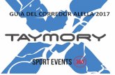 GUIA DEL CORREDOR ALELLA 2017 - salinasjavi.com · Av3 Temps de pas del cap de cursa SHORT KM 4,9 1er 09:25 KM 9 1er 09:45 ... El mal temps no serà ostale per a la eleraió de la