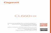 Gigaset CL660HX · madas de banda ancha con la calidad de voz más alta (HDSP). ... En routers DECT con CAT-iq 2.0. Su terminal inalámbrico Gigaset HX está certificado según el