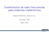 Coordinación de radio frecuencias para sistemas inalámbricos · Transmisión de la radio frecuencia • Ondas de radio: – Variaciones de un campo electro magnético en el espacio