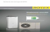 Bomba de calor aire/agua de ROTEX - Daikines.intpre.daikineurope.com/binaries/Rotex-Monobloc_tcm705-426115.pdf · Esta fuente de energía es gratuita e inagotable. La bomba de calor