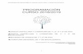PROGRAMACI“N CURSO 2018/ .programaci“n departamento lengua castellana y literatura 2018/2019 programaci“n