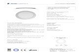 FICHA TÉCNICA / DATA SHEET AERO LED CIRCULAR …vanoluce.com/resources/images/gallery/images/aero-led-circular... · GARANTÍA / GUARANTEE: 3 años observando las condiciones de