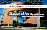 Estudios PREGRADO - Ucab Guayanaguayanaweb.ucab.edu.ve/tl_files/themes_ucab_guayana/pdf/folleto... · > Ingeniería de Tránsito > Geología Aplicada ... tecnología de las computadoras