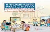 EL PRESUPUESTO PARTICIPATIVO - democracialocal.orga-del... · conjunto de prerrogativas jurídicas que posibilitan la participación de la ciudadanía articulada con el gobierno local.