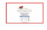 CÁMARA DE COMERCIO DE TUNJA INFORME DE GESTIÓN ... · escala de medida cÁmara de comercio de tunja informe de gestiÓn indicadores octubre de 2018