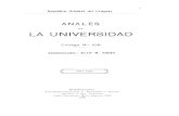 DE LA UNIVERSIDAD - periodicas.edu.uyperiodicas.edu.uy/o/Anales_Universidad/pdfs/Anales_Universidad_a30... · atribuyen el origen de dos formaciones, ... peritoneales. Denonvilliers,