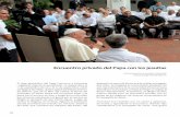 Encuentro privado del Papa con los jesuitas · Jesuitas en Colombia dijo: “Querido Papa Francisco, estamos muy contentos porque su mensaje en estos días en Colombia nos ha alentado