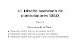 10. Diseño avanzado de controladores SISOcsd.newcastle.edu.au/SpanishPages/clase_slides_download/C19.pdf · de las principales ventajas del enfoque de la parametrización afín.