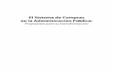 El Sistema de Compras en la Administración Públicaoas.org/juridico/spanish/mesicic2_repdom_sc_anexo_19_sp.pdf · EL SISTEMA DE COMPRAS EN LA ADMINISTRACIÓN PÚBLICA: PROPUESTAS