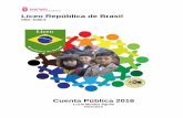 Liceo República de Brasil · El Liceo “República de Brasil”, aspira ser una Institución Educativa que propicie la formación de personas que desarrollen sus capacidades cognitivas,