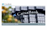 Presentación Inversores Cédulas 30 Junio 2018 · PDF file4 CaixaBank Programa de Cédulas –Aspectos clave Colateral de elevada calidad y sólida sobrecolateralización Ratings