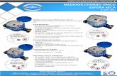 MEDIDOR CHORRO ÚNICO ESFERA SECA - Medidores de Agua …D3).pdf · ESFERA SECA SJ SDC (D3) Medidor chorro único esfera seca para uso residencial en tamaños de 15mm y 40mm para