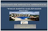 “PALO SANTO GALÁPAGOS HOTEL” · “estudio de impacto ambiental y plan de manejo del proyecto palo santo galÁpagos hotel” 2 documento preparado para: inmobiliaria ponca s.a.