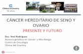 PRESENTE Y FUTURO - ACHO - Asociación Colombiana de ...acho.com.co/.../2014/09/Cancer_Hereditario_de_Seno_y_ovario.pdf · Cáncer de Seno -Dolor y distension abd. -Eco: masa ovarica