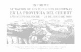 INDICE - sites.google.com · informe la situación de los Derechos del Pueblo Mapuche Tehuelche en el periodo comprendido entre el 24 de junio del 2009 y 24 de junio del 2010, en