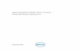 Dell OptiPlex 3020-Mini Tower Manual del propietariotopics-cdn.dell.com/pdf/optiplex-3020-desktop_Owners-Manual_es-mx.pdf · Enhanced Pre-boot System Assessment (ePSA) Diagnostics