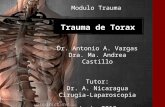 TRAUMA DE TÓRAXapi.ning.com/.../19traumadetorax120918024109phpapp01.pptx · PPT file · Web view2016-10-20 · Modulo Trauma. Dr. Antonio A. Vargas. Dra. Ma. Andrea Castillo. Tutor: