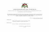 UNIVERSIDAD DE CUENCA - dspace.ucuenca.edu.ecdspace.ucuenca.edu.ec/bitstream/123456789/5565/1/TESIS.pdf · de inducir al resto de sectores al crecimiento económico en la provincia