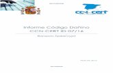 Informe Código Dañino CCN-CERT ID-07/16 - sie.fer.es · El algoritmo de cifrado utilizado para proteger la clave de cifrado. La forma de presentación del rescate de los archivos.