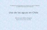 Usurpación de Aguas en Chile · Aspectos generales en materia de uso y aprovechamiento de las aguas Agua bien nacional de uso público Requiere un título para su aprovechamiento: