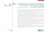 Colombia y la Unión Europea - library.fes.delibrary.fes.de/pdf-files/bueros/kolumbien/12154.pdf · tanto bienes y servicios como flujo de capitales. ... la evolución del flujo comercial