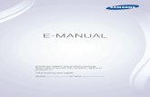 E-MANUAL - Samsungdownloadcenter.samsung.com/content/UM/201308/20130813132610569/... · 1 Uso de los iconos de la parte superior 1 Regreso a la página de inicio ... 43 Conexión