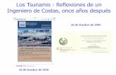Los Tsunamis : Reflexiones de un Ingeniero de Costas, once ...caminosandalucia.es/wp-content/uploads/2016/11/20161110_Tsunamis.pdf · Un periodo de retorno de 1000 años, no significa