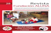 Fundación ALUNA - aluna.org.co · rrollo de la labor de ALUNA en la Comunidad, en favor de familias con miembros con discapacidad y en condición de pobreza. La Directora de la Fundación