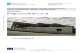 Programación de VIOLA - conservatoriosantiago.gal · CMUS Profesional de Santiago Rúa Monte dos Postes s/n Santiago de Compostela CP 15703Coruña (A) Tfno. 981519845, Fax 981519845