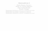 Matem aticas I - Universidad de Granadapedro/matematicas1/matematicas1.pdf · Si Aes un conjunto no vac o y acotado de numero s reales, entonces el conjunto m(A) de todos los minorantes