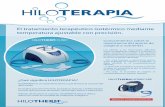 El tratamiento terapéutico isotérmico ... - hiloterapia.nethiloterapia.net/dossier.pdf · drenaje linfático. Condiciones para la posibilidad de promover el proceso de curación: