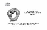Plan de Actividades 2011 - Instituto de Neurocirugia · Crear una estructura organizacional que facilite el control de gestión, la gestión de procesos y orientación hacia el usuario