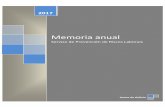 Memoria 2017 Def - xunta.gal · ano e dos acordos adoptados na Comisión Paritaria de Seguimento e Interpretación do devandito Acordo sobre dereitos de participación do persoal