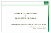 FÁBRICAS DE CEMENTO Y ECONOMÍA CIRCULAR - une.org OFICEMEN_EC.CIRCULAR... · Por volumen, los tipos de residuos más empleados en 2017, fueron las cenizas para molienda de cemento
