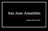 San Juan Amatitlán - galileo.edu¡n.pdf · junto a la laguna en kaqchikel. ... ramas, que su anchura, en todos sentidos, es vez y media su altura. Su forma es redonda, como si estuviera