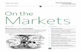 On the Markets - morganstanleyfa.com · junio de 2012 artículo de tapa noticias breves ... 4 Desde el Oráculo de Omaha Analizamos cuatro temas sobre inversión planteados por Warren