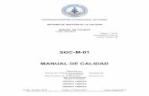 SGC-M-01 MANUAL DE LA CALIDAD - umip.ac.pa · OBJETO Y CAMPO DE APLICACIÓN DEL SGC 12 1.1. OBJETO 12 1.2. Campo de aplicación 12 1.3. Exclusiones 13 2. REFERENCIAS NORMATIVAS 13