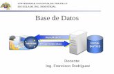 Base de Datosuntbdatos.weebly.com/uploads/5/5/5/0/5550176/bdatos_tema6_2013.pdf · – Sublenguaje de manipulación de datos (DML): – Sublenguaje de control de datos (DCL): incluye