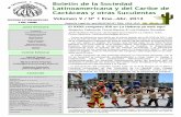 Boletín de la Sociedad Latinoamericana y del Caribe de … No_1... · 2014-06-30 · de la Organización Internacional para el estudio de las plantas suculentas (IOS –por sus siglas