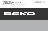 Lavadora WMB 61011 FM Automatická pračka WMB 60811 FM ...download.beko.com/Download.UsageManualsBeko/ES/28497_2820521937.pdf · filtro mientras haya agua en el tambor. De ... •