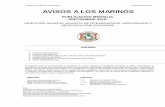 AVISOS A LOS MARINOS - digaohm.semar.gob.mx · 0 aviso a los marinos 283-324/16 publicación no.09 avisos a los marinos publicaciÓn mensual septiembre 2016. direcciÓn general adjunta