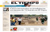 SIMÓN RODRÍGUEZ > Cinco invasiones se produjeron en …media.eltiempo.com.ve/EL_TIEMPO_VE_web/25/diario/docs/... · 53 Votos 1 3 % Las denuncias, ... cifras preocupantes de inci-